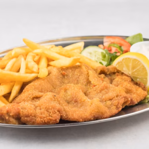 Bečka šnicla 300gr + pomfrit