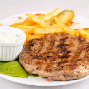 Pljeskavica 300gr+pomfrit